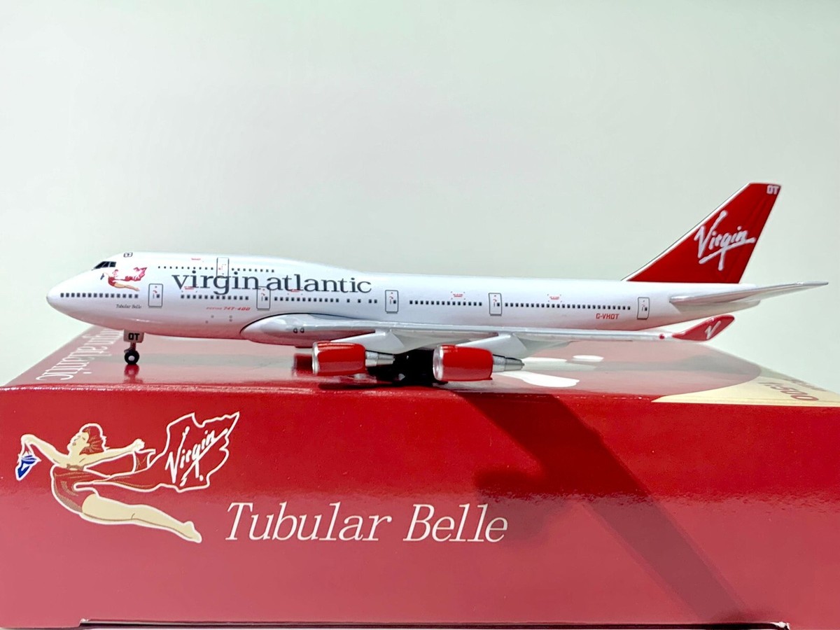 航空機・ヘリコプター BIG BIRD 1/500 virgin atlantic B747-400 Big Bird / Herpa Scale 1:500 Virgin Atlantic Boeing 747-400