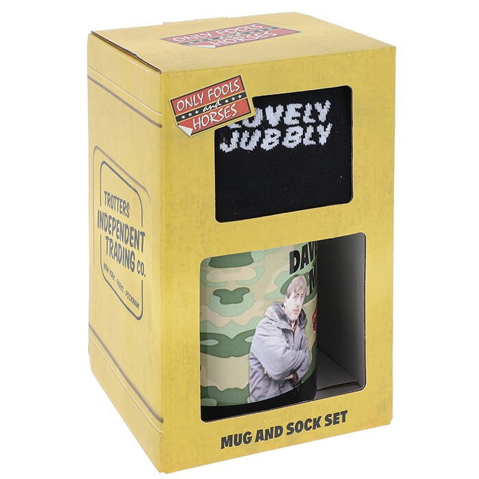 SAOLA BRAND NEW : Only Fools And Horses Mug & Socks Set : Dave's Mug