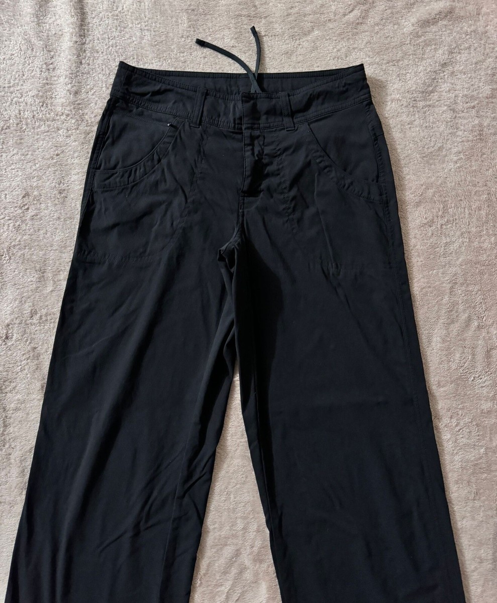 Lucy Women's Black Straight Leg Lightweight Nylon Track