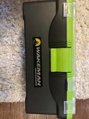 Wakeman Fishing Single Tray Tackle Box 55 Pc Kit Lime Green | eBay