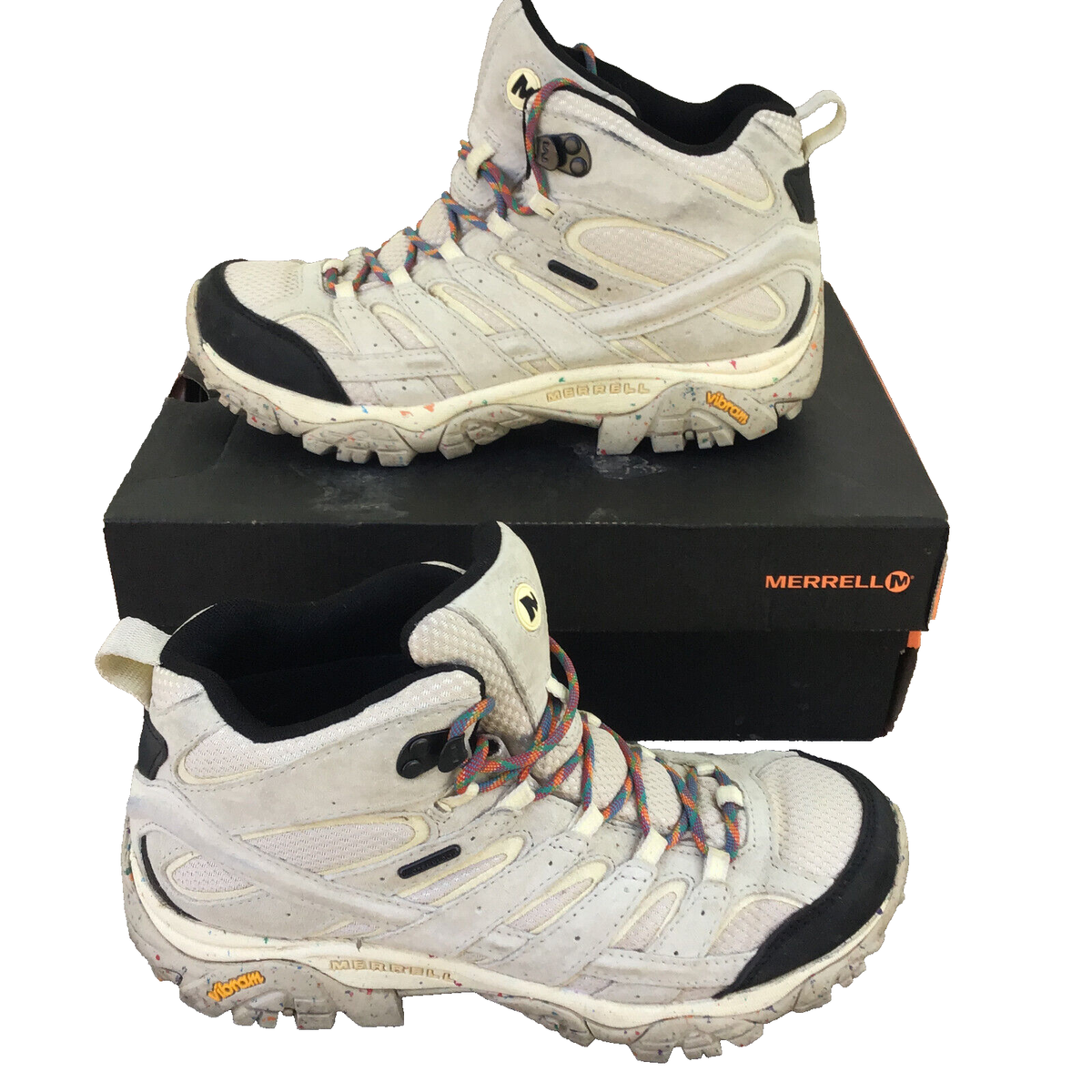 Merrell 2 Mid WP Birthday Confetti Beige Women Boots Size 10 Merrell 2 Mid WP Birthday Confetti Beige Women Boots Size 10