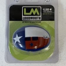 Loudmouth Texas Flag Football lip protector Mouthguard