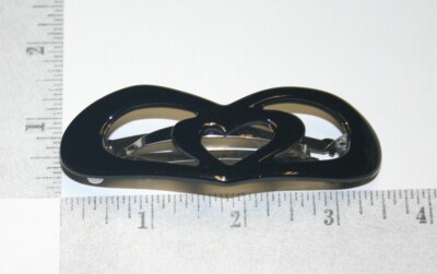 Made in France Hearts Hair Barrette . Estate Vintage French Heart Hair Clip - Etsy Israel main image 3