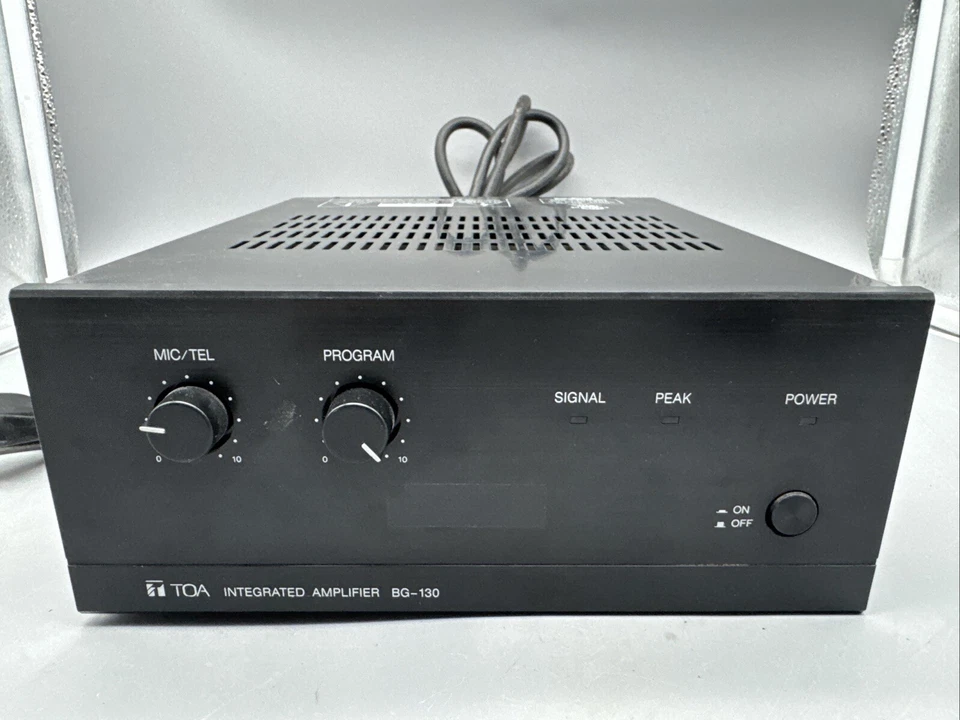 TOA BG-130 Integrated 30W 3-Channel Mixer Amplifier - Tested - Image 2 of 4