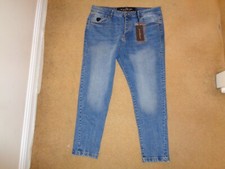 NEW JOHN RICHMOND ELJAFARI 50% ROCK / 50% ROLL BLUE SKINNY DENIM JEANS 40 €220