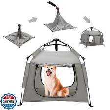 ASFANES Outdoor Waterproof Pet Automatic Camping Tent, Pop up Cave Bed for In