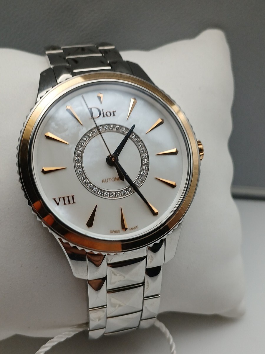 Christian Dior VIII Montaigne 18K Rose Gold Diamonds Watch