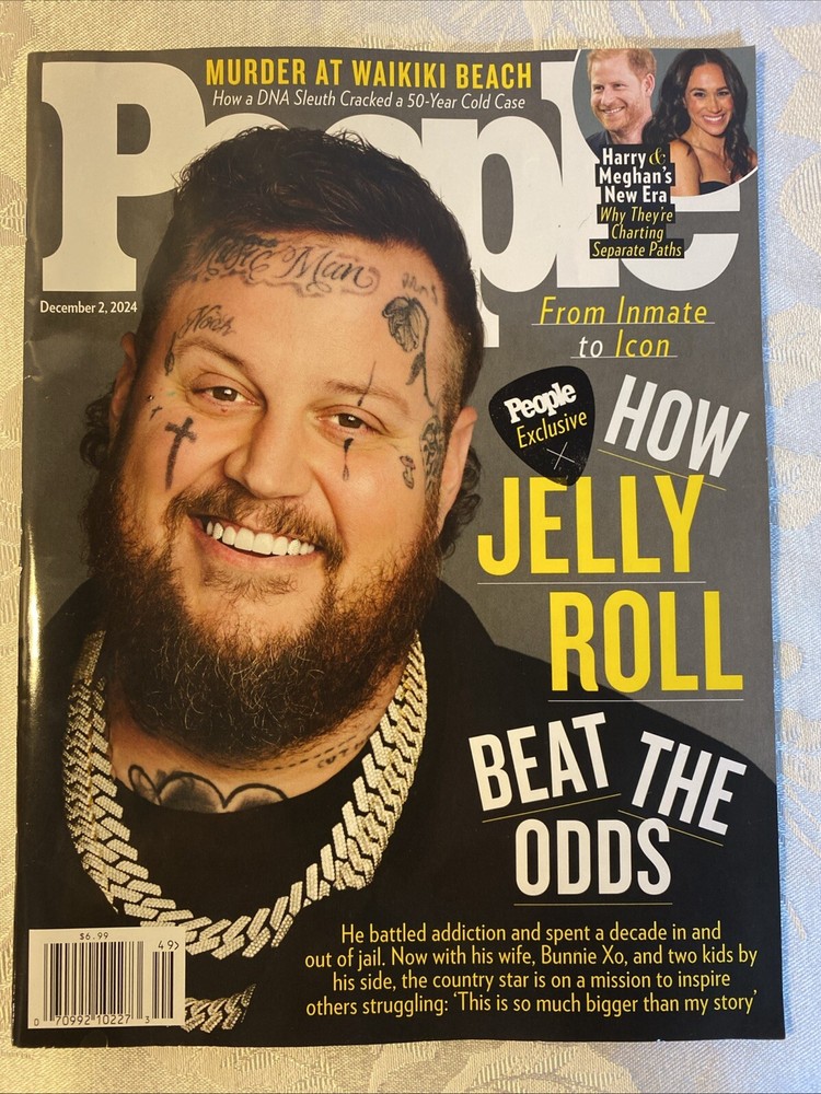 People Magazine  December 2nd 2024 How Jelly Roll beat the odds