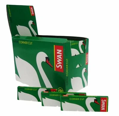 SWAN GREEN STANDARD Regular Smoking Cigarette Rolling Papers 1 5 10 25 50 100