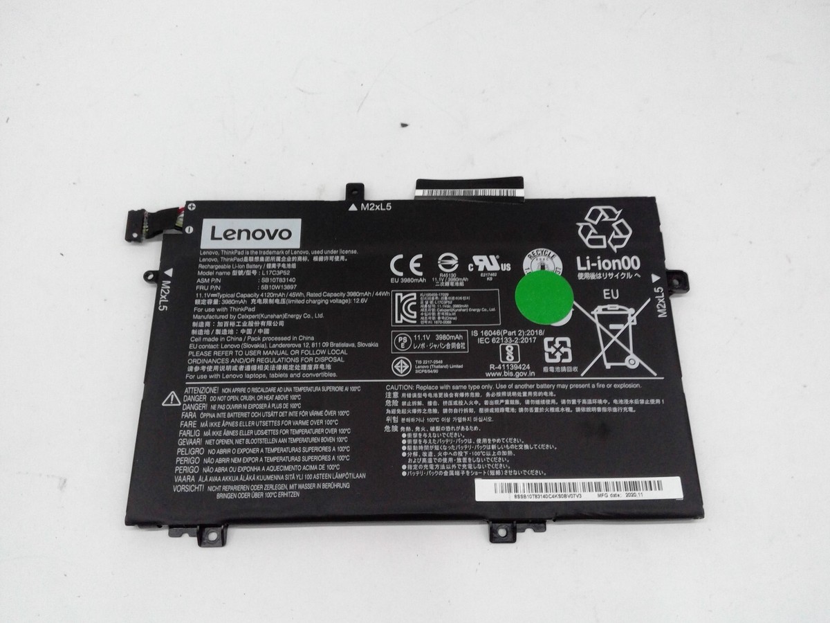 Genuine Lenovo ThinkPad L480 L580 Battery SB10K97610 01AV463