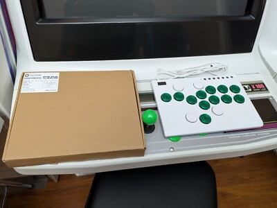Haute42 M16 Arcade Controller - Compatible with PS4, Switch, PC RARE WHITE Ver