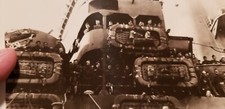 WW2 USA SOLDIER ORIGINAL PHOTO returning after fighting ww2