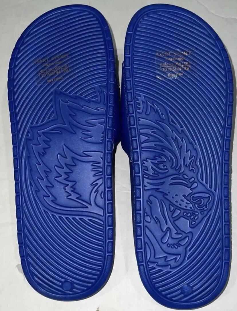 サンダル Darc Sport NO WEAPON War Prep Slides 10 NEW Blue Darc Sport Wolves No Weapon War Gym Prep Slides Flip
