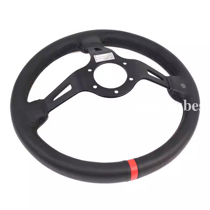 13'' Universal Deep Dish Racing MOMO Steering Wheel Car