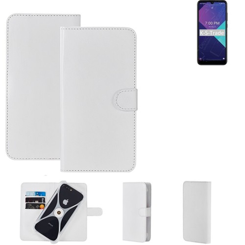 Coque Wiko View Max Étui à Rabat avec Support Nouveau Portefeuille PU