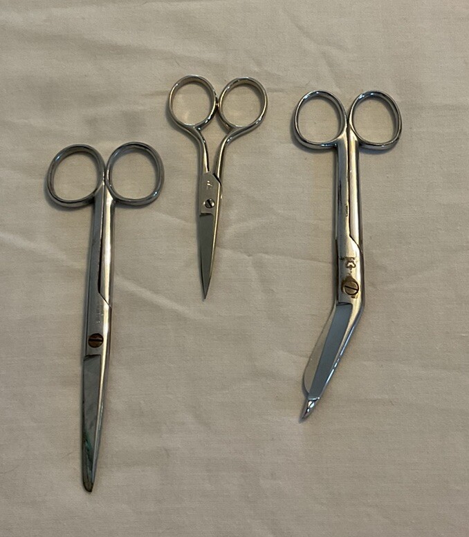 SCISSORS Crafting, Jewelry Making, Sewing, First Aid SET of