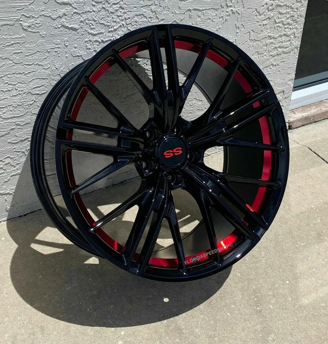 2022 Red Camaro Black Rims