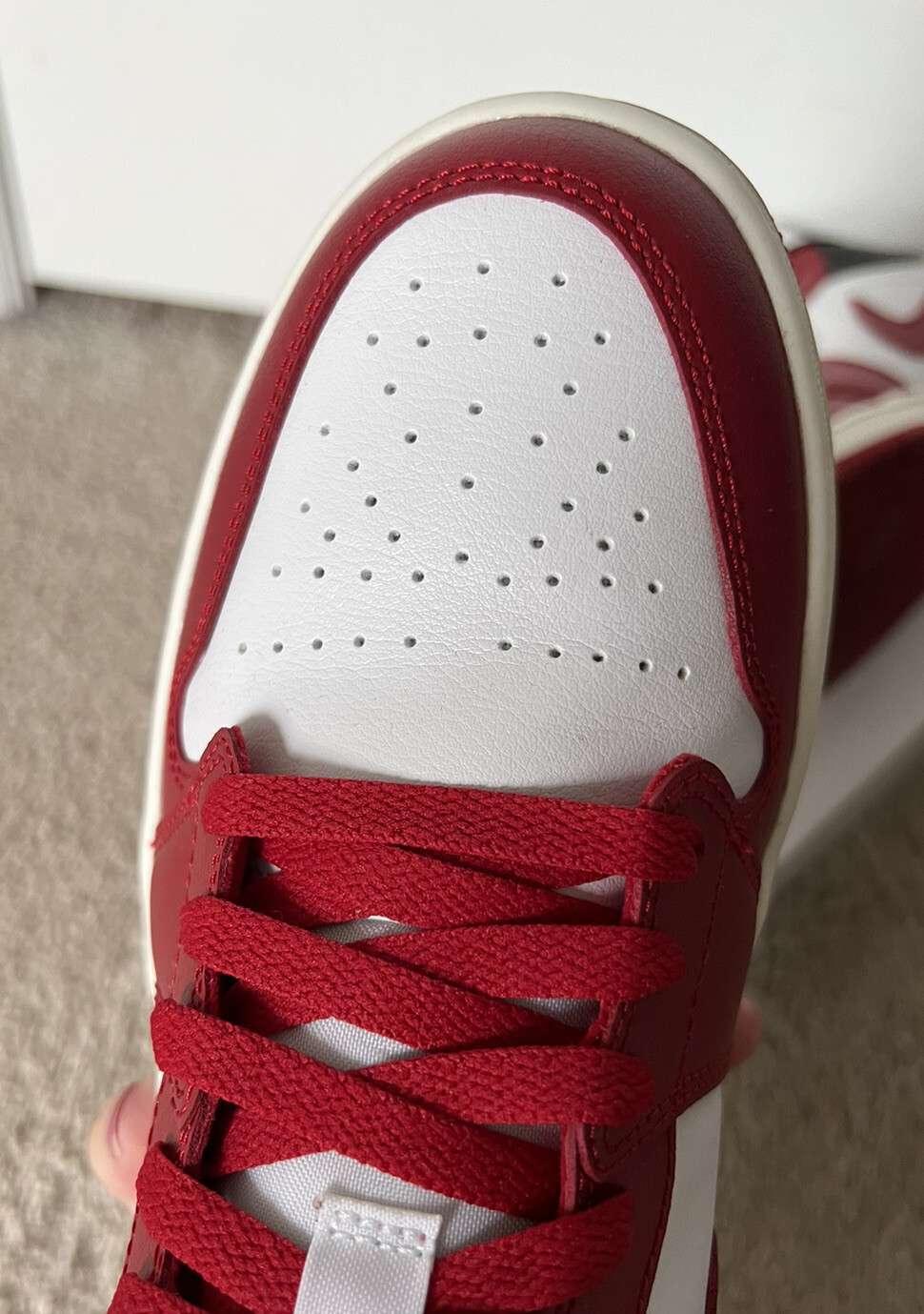 Nike Air Jordan 1 Low Retro Black White Gym Red Women's Multi