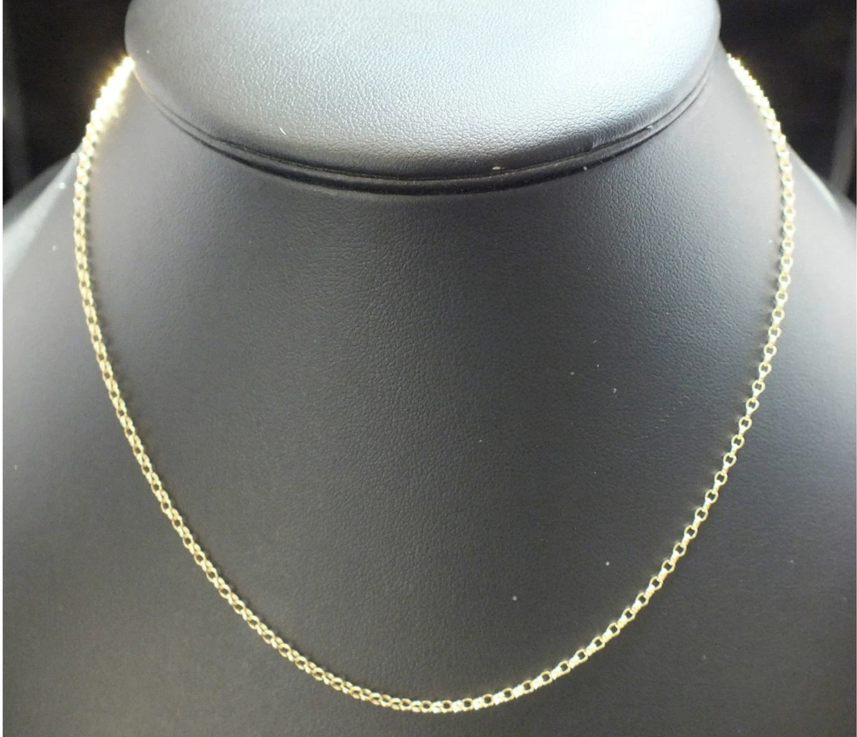 20 inch gold necklace outlet with pendant