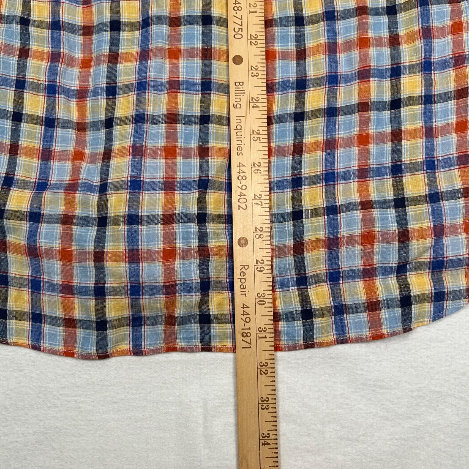 Robert Talbott Men's Multicolored Checkered 100% … - image 9