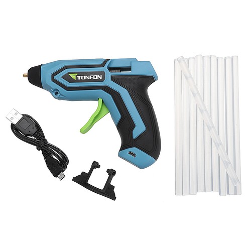 Tonfon 3.6V 2000mAh Cordless Hot Glue Guns Kits USB Rechargable Melt Glue Kits - Picture 2 of 10