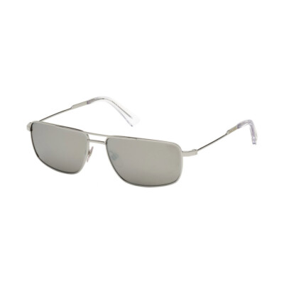 DIESEL Pilot Sonnenbrille DL0308 16C Silber / Grau verspiegelt 58-15-145  150 mm