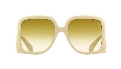 Gucci GG1326S Ivory/Brown Shaded (002) Sunglasses | eBay