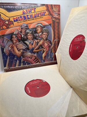 AIN T MISBEHAVIN  ORIGINAL BROADWAY CAST RECORDING 2 LP SET