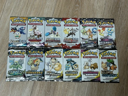Pokemon Pack Échantillon Loisirs Soleil Et Lune Full Set Artset