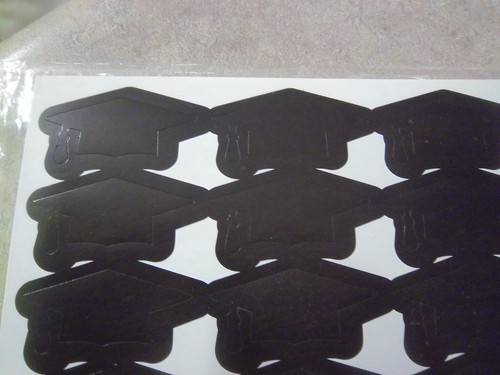 450 Graduation Stickers Black Cap with Tassel - Party Decor - School Scrapbook - 第 7/11 張圖片