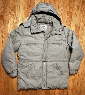 Vintage SCHOTT Down NYC Puffer Jacket Coat Men s Large 