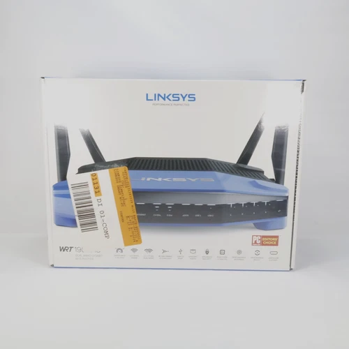 New Linksys WRT1900AC 1300 Mbps 4 Port Dual-Band Wi-Fi Router SEALED - Picture 1 of 6