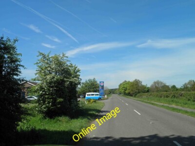 Photo 6x4 Rix petrol ahead and a Bedford Van Risby/TF1491  c2014