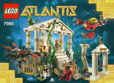 Lego City of Atlantis 7985 Atlantis Minifigure Building Set