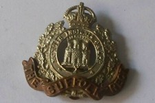 British The Suffolk Regiment Badge K/C
