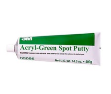 3M Green Acryl Spot Putty 409g Tube 05096 Stopper Body Filler