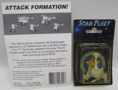 STAR FLEET BATTLES Star Trek KLINGON Miniature AMARILLO DESIGN BUREAU CM3890