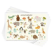 40 Pack Disposable Stick-On Placemats for Baby Kids Toddler, 12x18 Inch