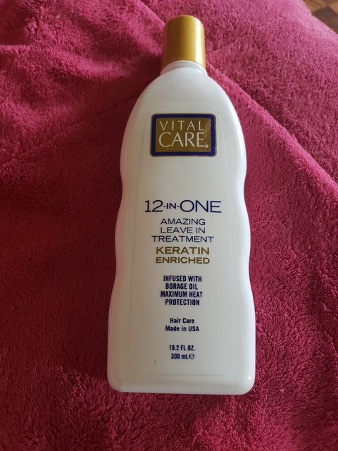 Vital Care 12 In One Leave In Treatment Keratin Enriched Borage