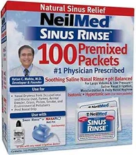 SM NeilMed Sinus Rinse All Natural Relief 100 Premixed Packets