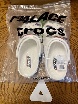Basically A Palace x Crocs I M IN LOVE WID COCO POPS - White (Men s Size 9)