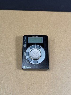 Rio Diamond PMP300 Silver Black Digital Portable MP3 Digital Music Player