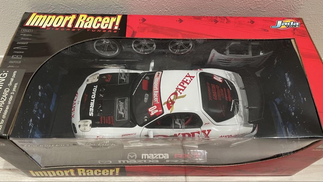 ミニカー Mazda RX-7 Import Racer Street Race Jada Toys Mazda RX-7 Import Racer Street Race Tuner Rare Red