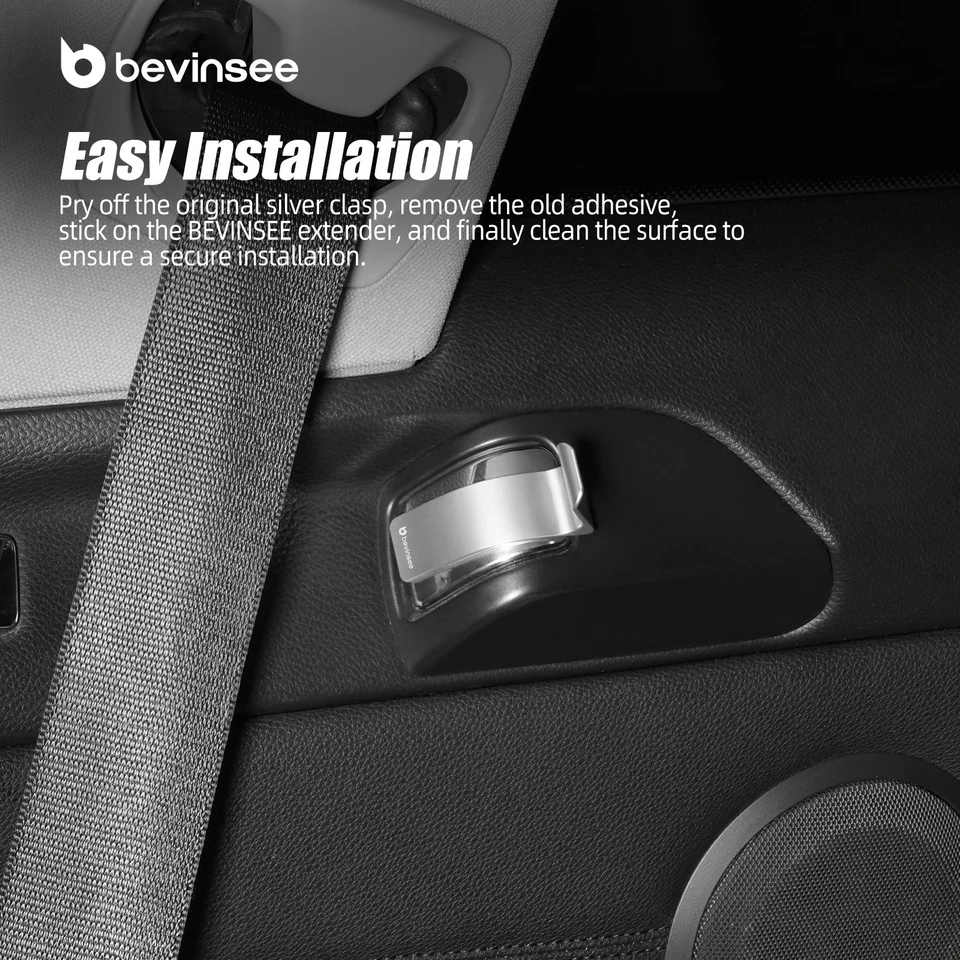 Seatbelt Seat Belt Extender Fix For BMW 3 Series E92 335i 328i 2007-2013 - Image 2 of 4