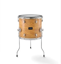 Dolby 14 x 14  Floor Tom Natural Wood Electronic Full Shell for Roland Alesis