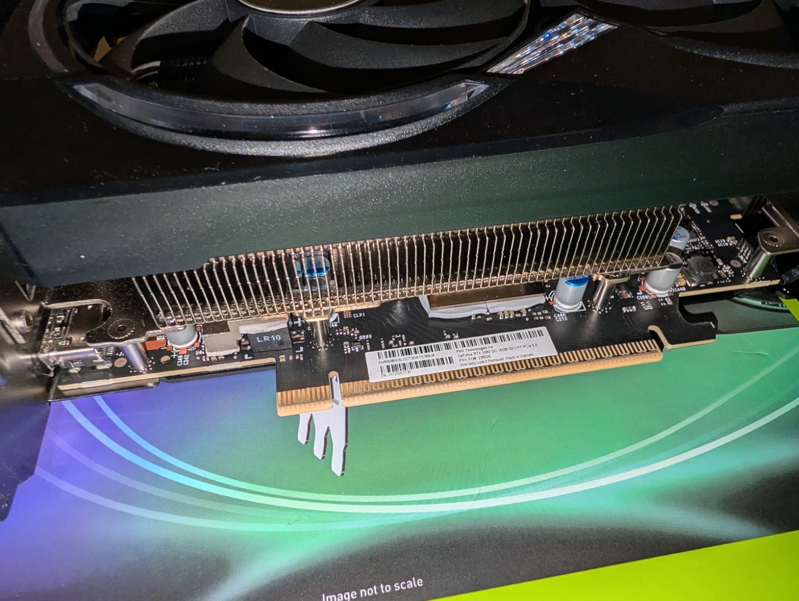PNY GeForce RTX 5080 16GB GDDR7 OC Epic-X RGB Graphics Card -Excellent Condition image 4