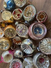 Vintage Christmas Baubles - Indents