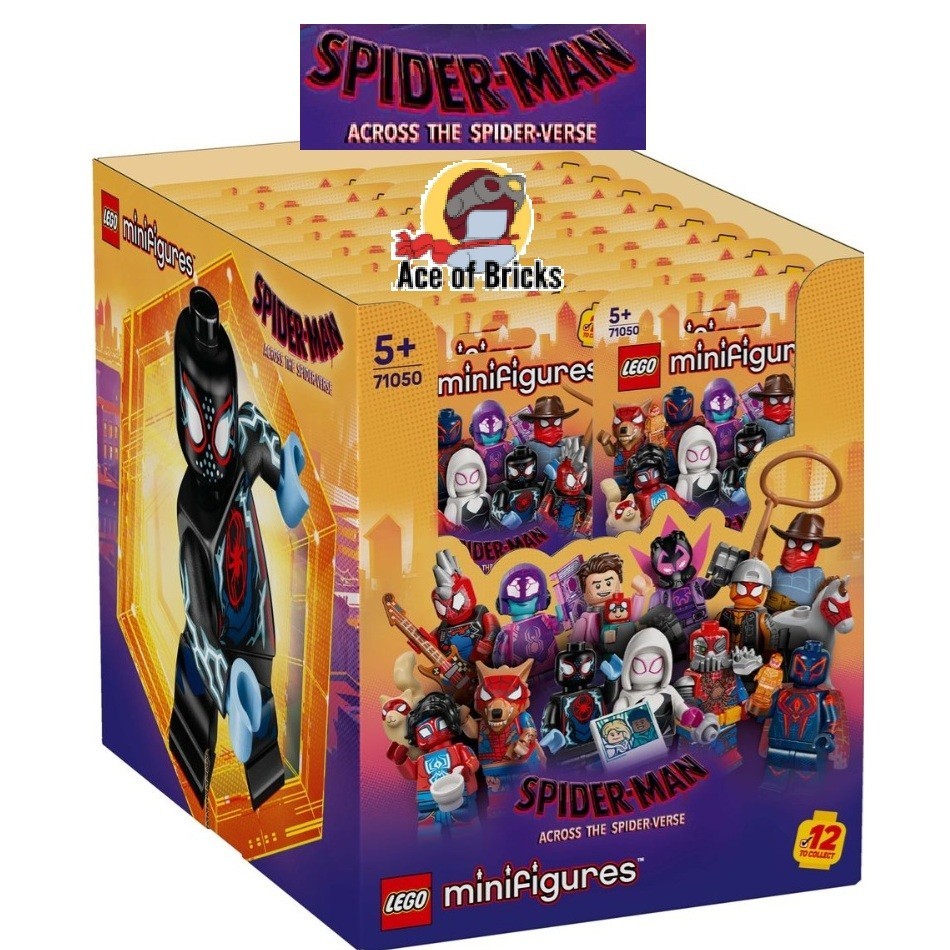 LEGO 71050 Minifigures Spider-man Across the Spider Verse Case of 36 (IN  STOCK)