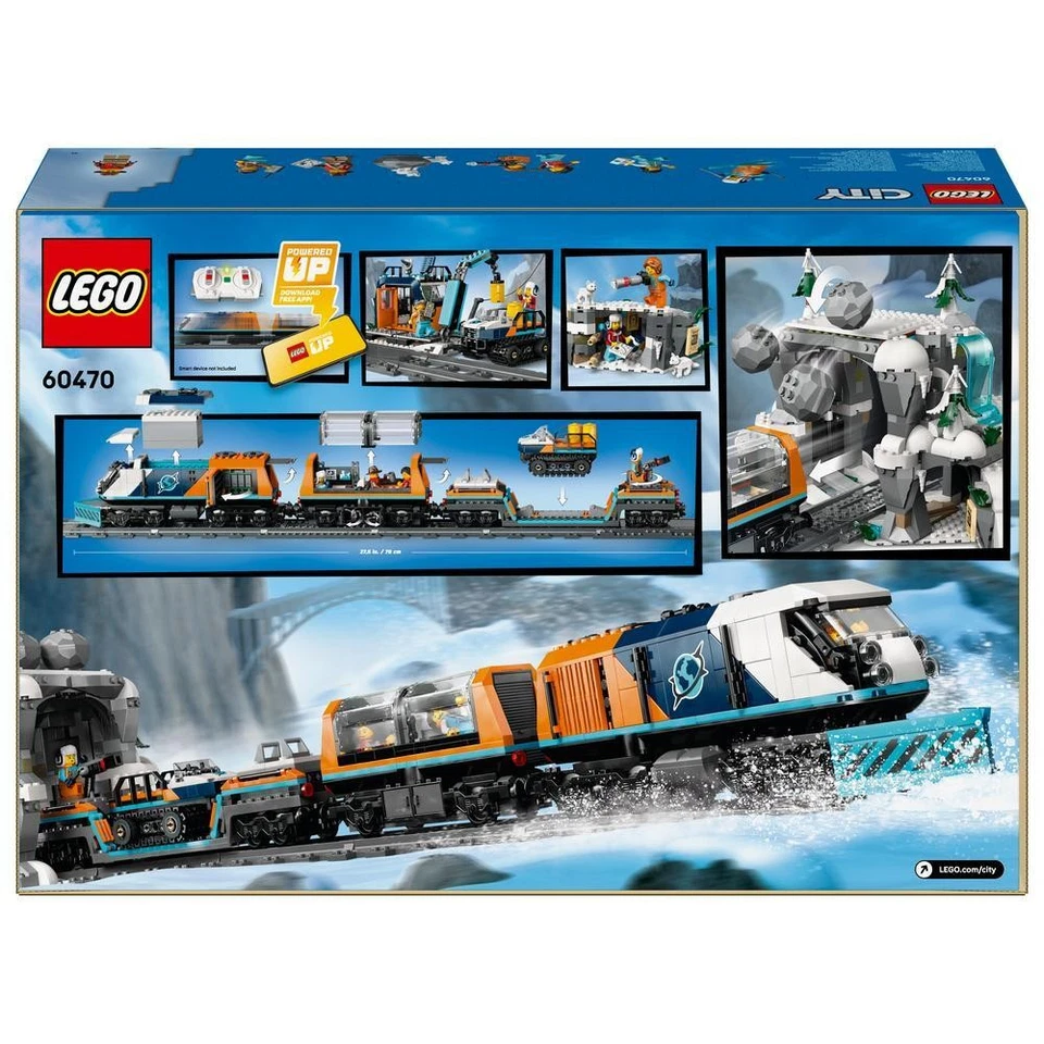 LEGO City Explorers Arctic Polar Express Train 60470 NEW 2025 - Image 3 of 4