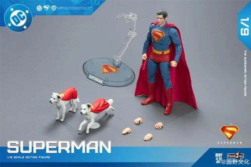 FondJoy DC Superman 2025 Krypto Corenswet Clark Kent DX 1/9 Scale Action Figure